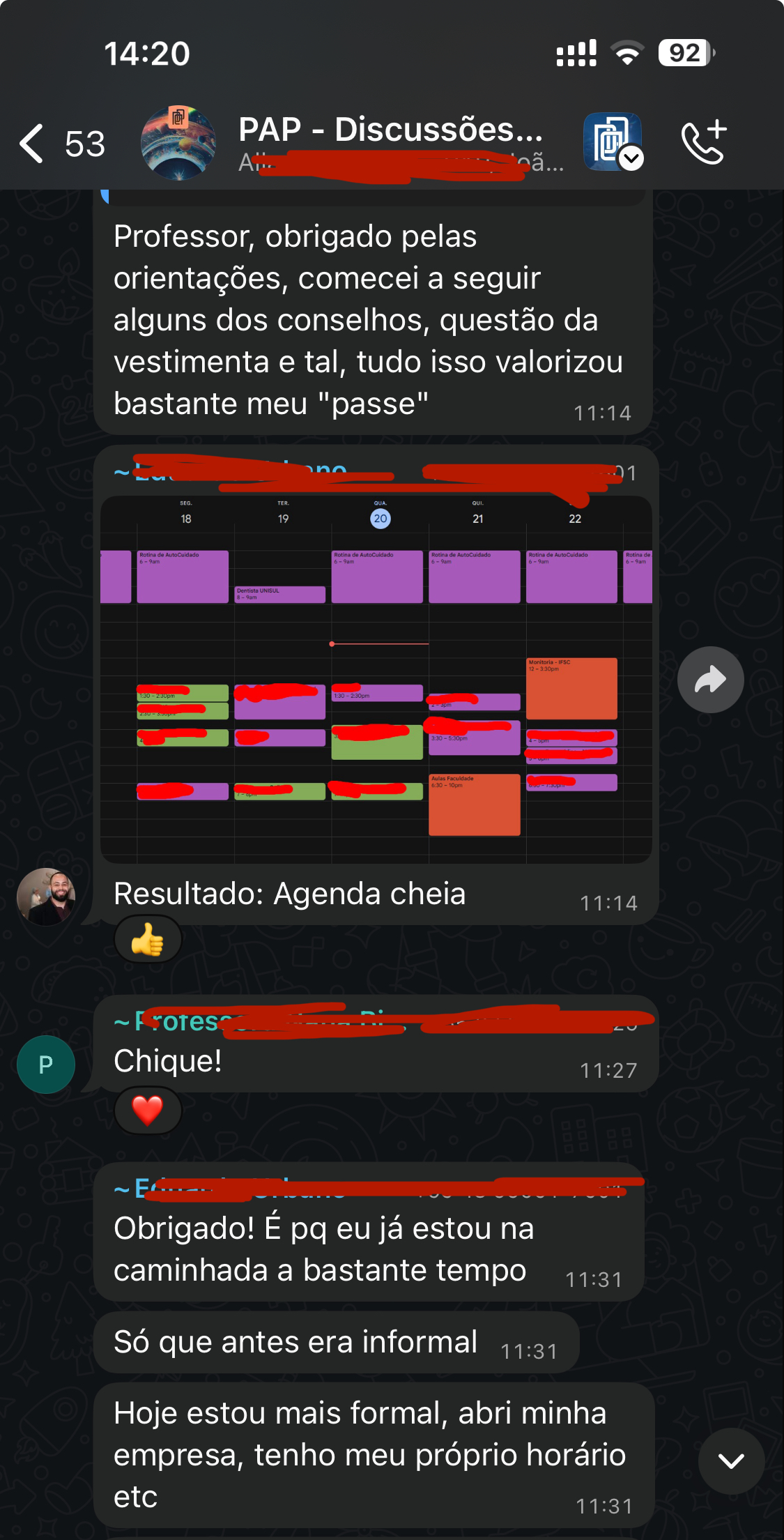 Agenda cheia - física para crianças